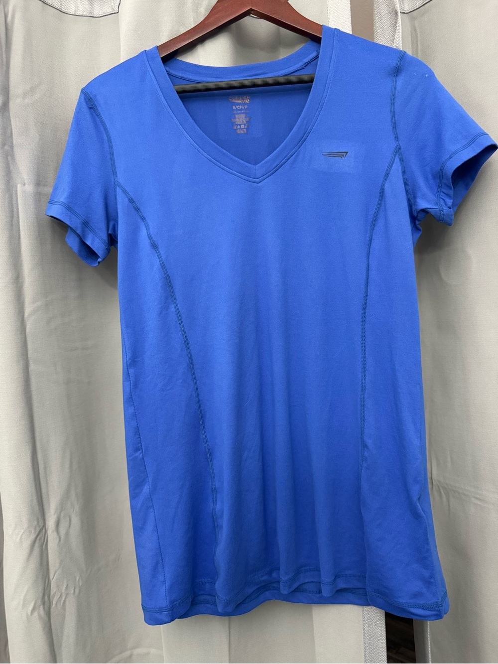 Women’s Performance V-Neck Tee in Royal Blue